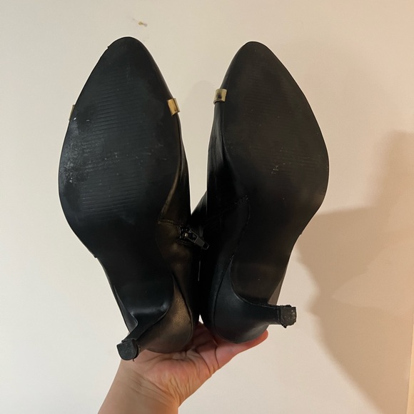 “Expression” black and gold bootie heels 🖤 - Picture 7 of 7
